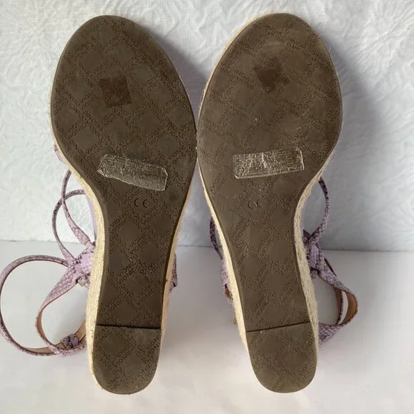 Vionic Pastel Lilac Ayda Espadrille Wedge Sandal Size 9M - Picture 5 of 9